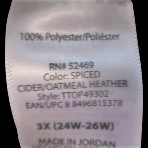 Time & Tru  Women's Pink Cream Piled Fleece 1/4 Zip Pull Over - Picture 6 of 7